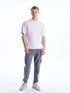 LC Waikiki Crew Neck Short Sleeve Combed Cotton Men's T-shirt
